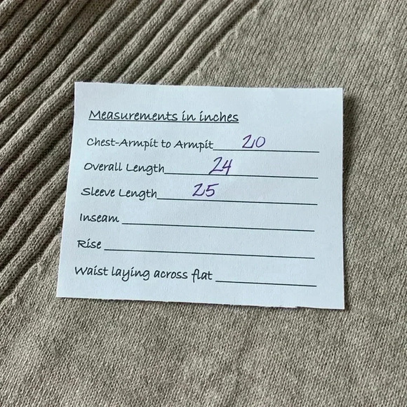 Loft Tan Cowl Turtleneck oversized Sweater - Picture 5 of 6